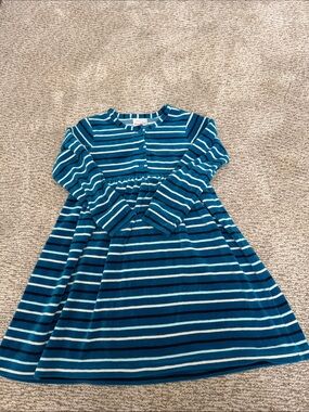 Hanna Andersson Velour Dress 120/ 6-7